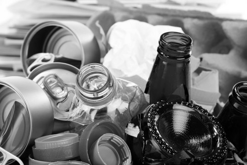 Secure payment portal interface for business waste removal